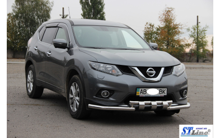 Защита передняя Nissan Qashqai J10