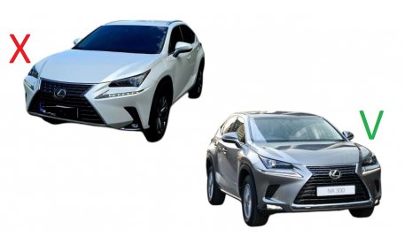 Решетка радиатора Lexus NX 2018-2021