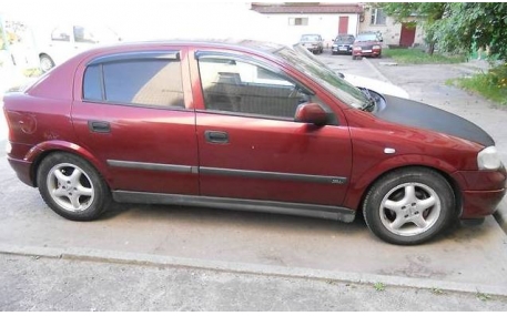 Дефлекторы окон Opel Astra G 