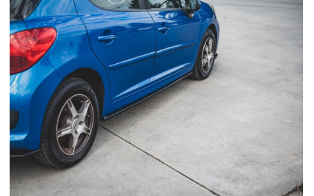 Накладки на пороги Peugeot 207