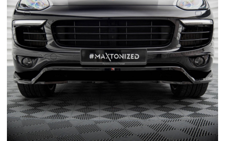 Накладка передняя Porsche Cayenne 958 2015-2018