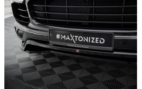 Накладка передняя Porsche Cayenne 958 2015-2018