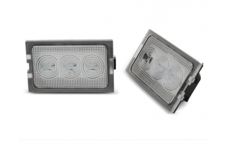 Подсветка номера Range Rover Sport