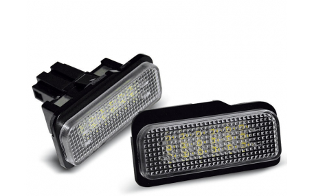 Подсветка номера Mercedes