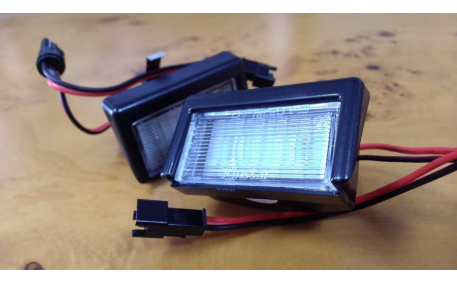 Подсветка номера Mercedes ML-class W164