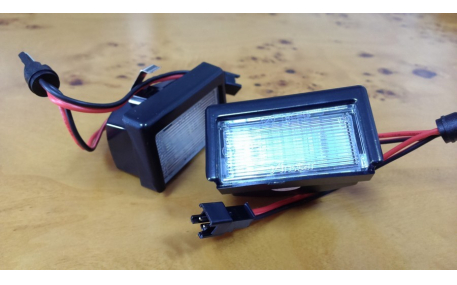 Подсветка номера Mercedes ML-class W164