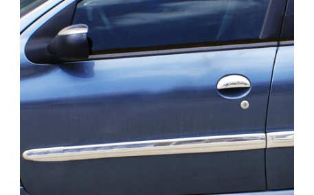 Хром накладки Peugeot 206