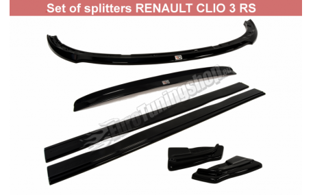Накладки на бампера Renault Clio 3 RS 