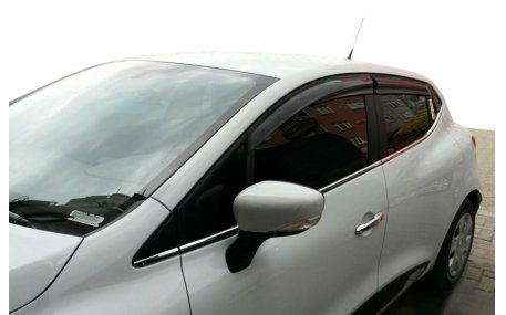 Дефлекторы окон Renault Clio 2012-2019