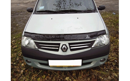 Дефлектор капота Renault Logan 2004-2012