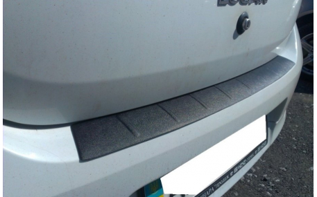 Накладка на задний бампер Renault Logan Sedan