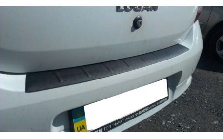 Накладка на задний бампер Renault Logan Sedan