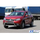 Защита передняя Renault Sandero Stepway