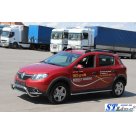 Защита передняя Renault Sandero Stepway