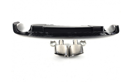 Накладка задняя Audi A4 B9 2016-2019