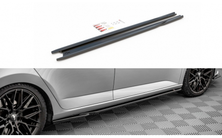 Накладки на пороги Skoda Fabia