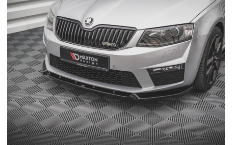Накладка передняя Skoda Octavia A7 2013-2017