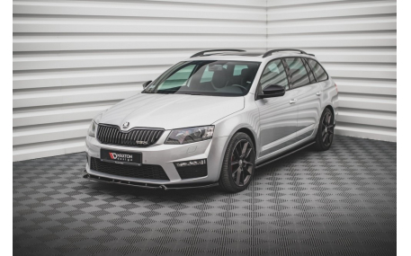 Накладка передняя Skoda Octavia A7 2013-2017