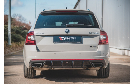Накладка задняя Skoda Octavia A7 RS