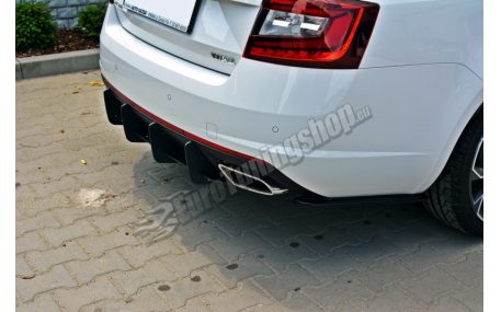 Накладка задняя Skoda Octavia A7 RS