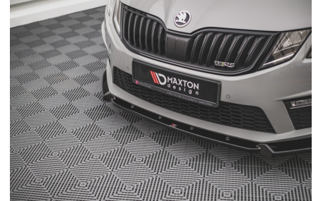 Накладка передняя Skoda Octavia A7 2017-2020