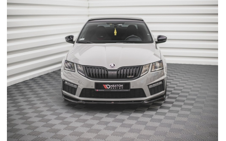 Накладка передняя Skoda Octavia A7 2017-2020