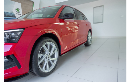 Накладка на пороги Skoda Scala