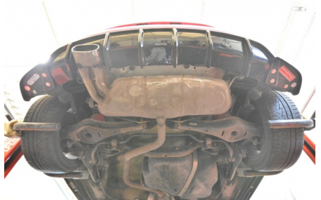 Накладка задняя Skoda Superb 2015-2019