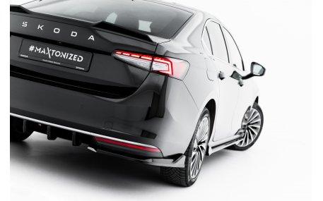 Накладки на бампера Skoda Superb