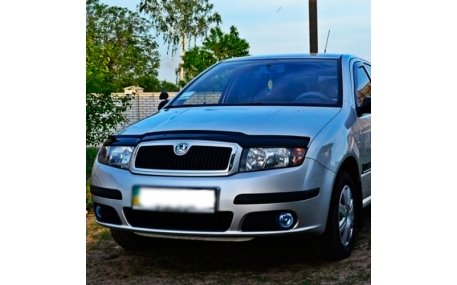 Дефлектор капота Skoda Fabia