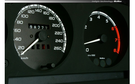 Шкалы приборов Fiat Coupe