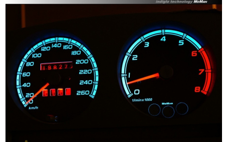 Шкалы приборов Fiat Coupe