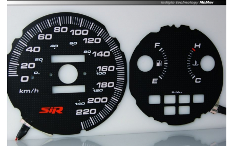 Шкалы приборов Honda Civic