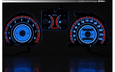 Шкалы приборов Honda CRX