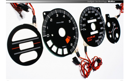 Шкалы приборов Honda CRX Del Sol