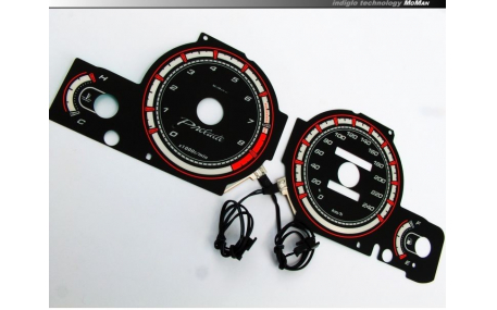 Шкалы приборов Honda Prelude