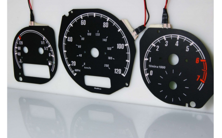 Шкалы приборов Mercedes