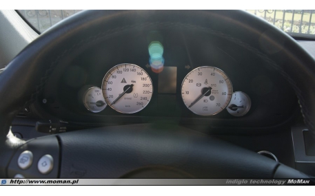 Шкалы приборов Mercedes C-class W203