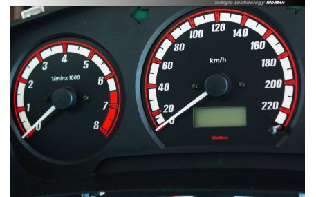 Шкалы приборов MitsubishiI Colt