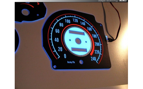 Шкалы приборов MitsubishiI Eclipse