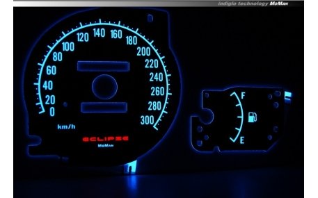 Шкалы приборов MitsubishiI Eclipse