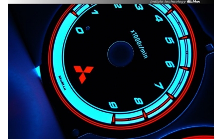 Шкалы приборов MitsubishiI Eclipse