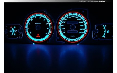 Шкалы приборов MitsubishiI Eclipse