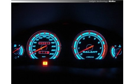 Шкалы приборов MitsubishiI Galant