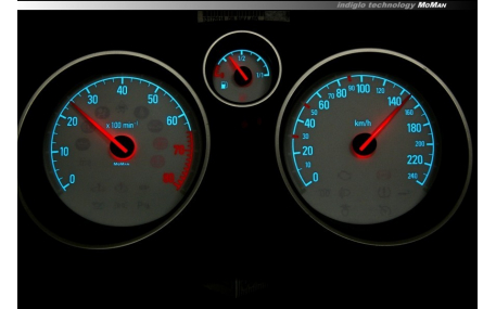 Шкалы приборов Opel Astra H