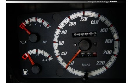 Шкалы приборов Peugeot 205