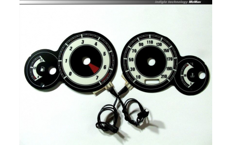 Шкалы приборов Peugeot 206