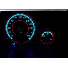 Шкалы приборов Peugeot 406