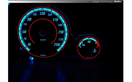 Шкалы приборов Peugeot 406