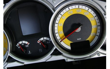 Шкалы приборов Porsche Cayenne S